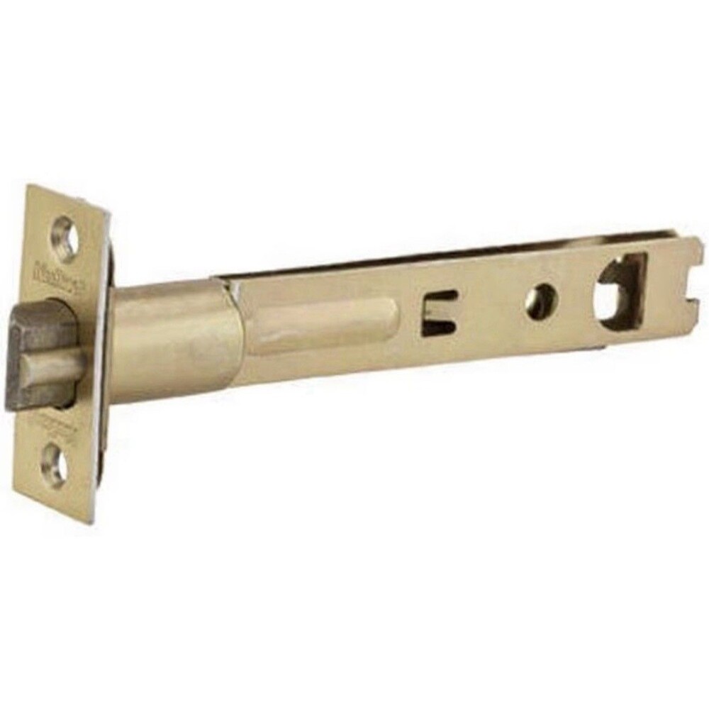Kwikset 83014-015 CP Security 5-Inch Entry Door Latch Polished Brass Exterior
